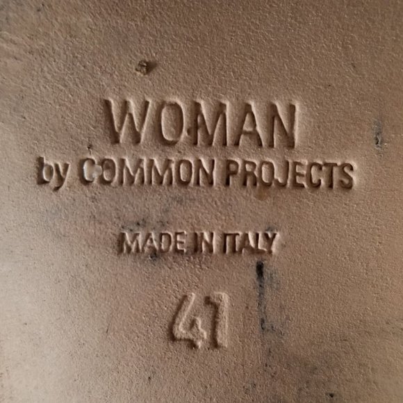 Common Projects Women By Zip Ankle Boot, Black Leather, Womens Size 11 / 41 - Picture 10 of 13